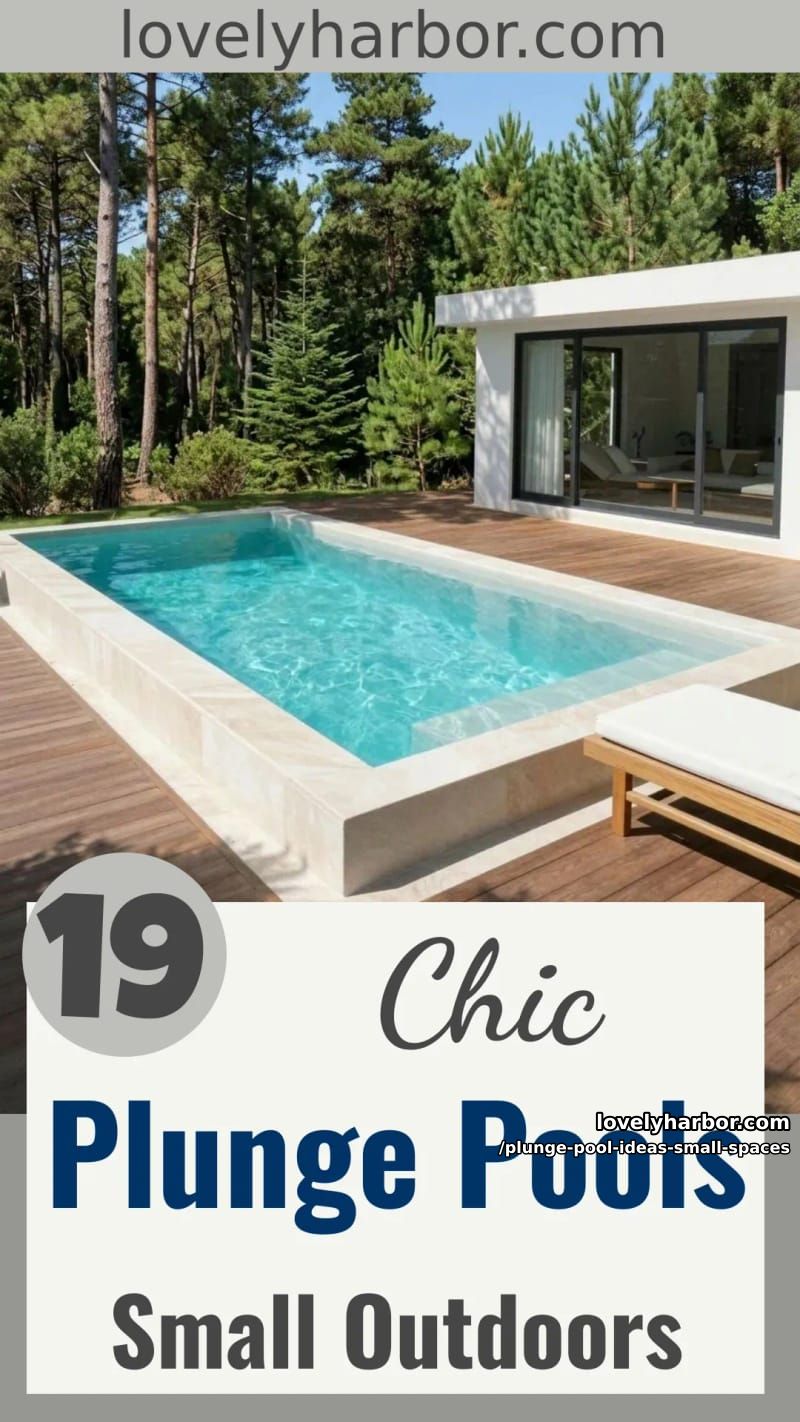 19 Plunge Pool Ideas for Small Outdoor Spaces 56 plunge pool ideas small spaces - Collage 55