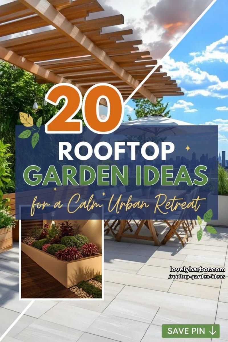 20 Rooftop Garden Ideas for a Calm Urban Retreat 58 rooftop garden ideas - Collage 57