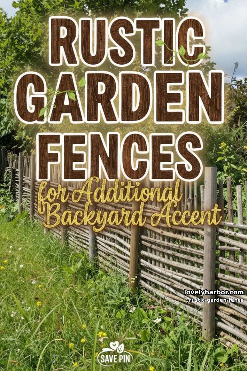 20 Rustic Garden Fence Designs to Liven Up Your Backyard 69 rustic garden fence - Collage 69