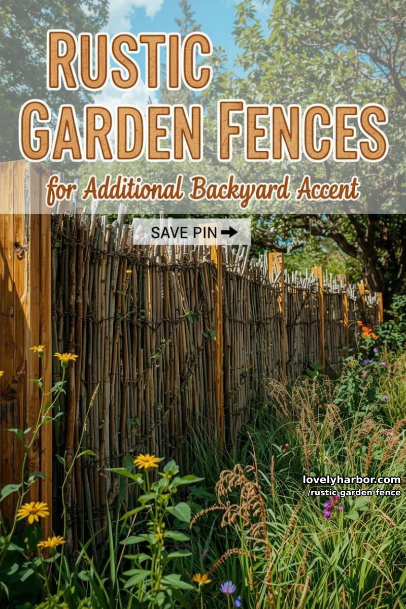 20 Rustic Garden Fence Designs to Liven Up Your Backyard 70 rustic garden fence - Collage 70