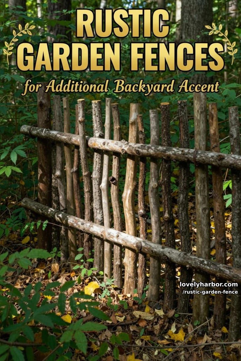 20 Rustic Garden Fence Designs to Liven Up Your Backyard 72 rustic garden fence - Collage 72