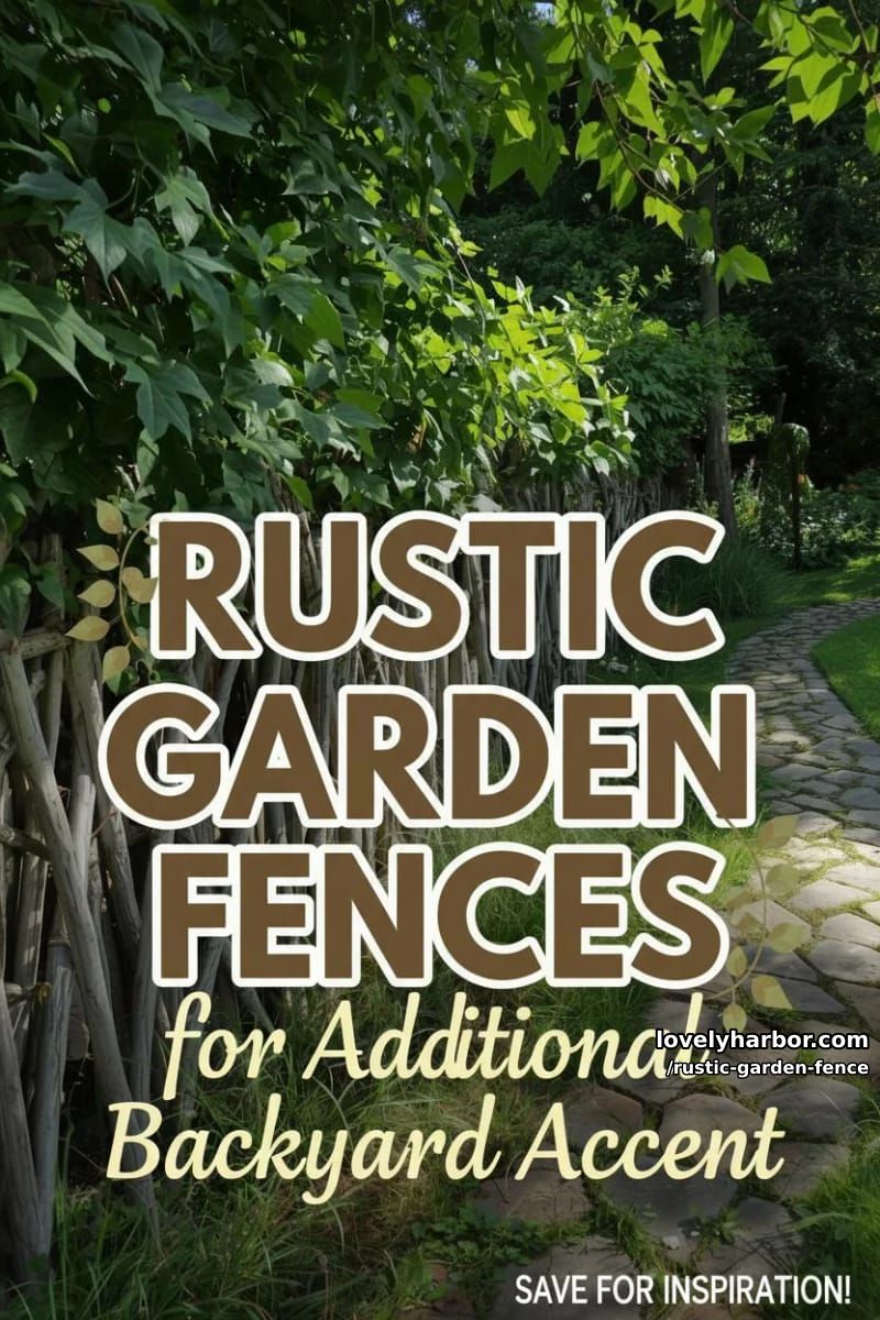 20 Rustic Garden Fence Designs to Liven Up Your Backyard 77 rustic garden fence - Collage 77