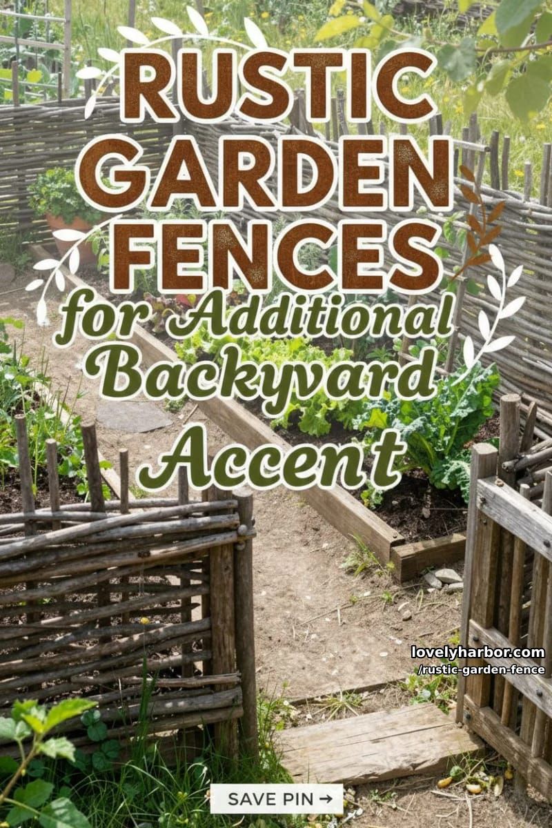 20 Rustic Garden Fence Designs to Liven Up Your Backyard 80 rustic garden fence - Collage 80