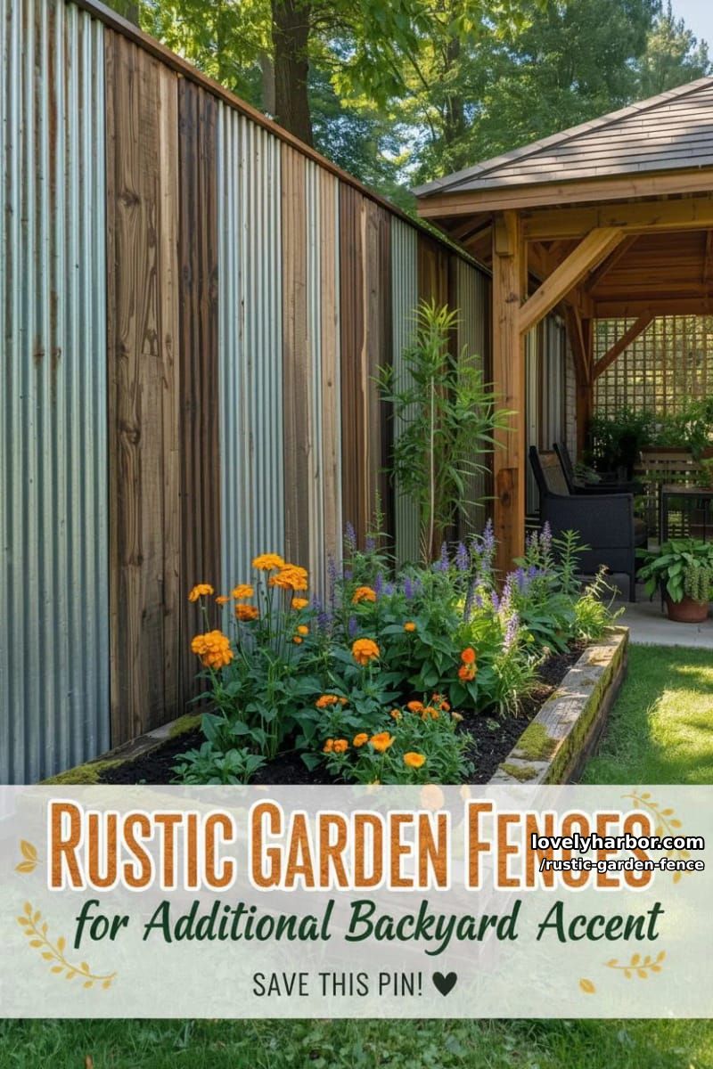 20 Rustic Garden Fence Designs to Liven Up Your Backyard 82 rustic garden fence - Collage 82