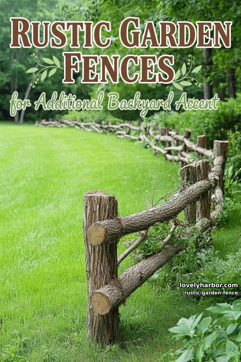 20 Rustic Garden Fence Designs to Liven Up Your Backyard 85 rustic garden fence - Collage 85