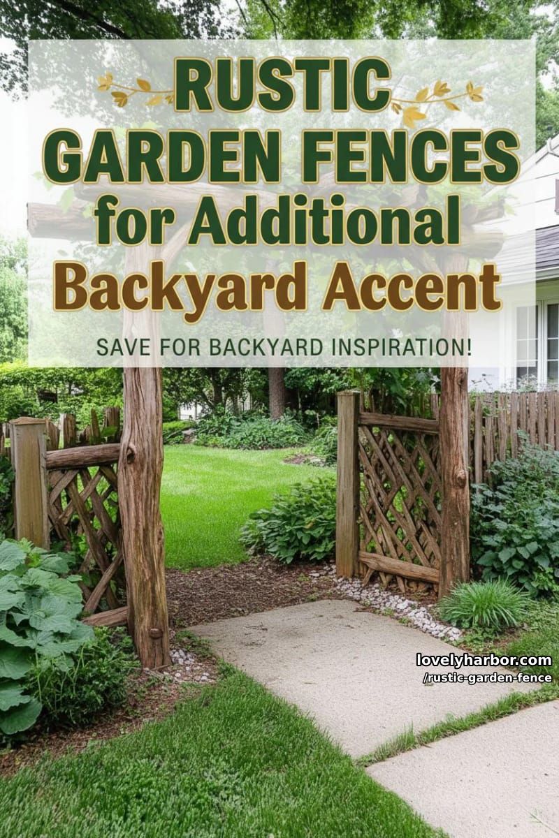 20 Rustic Garden Fence Designs to Liven Up Your Backyard 86 rustic garden fence - Collage 86