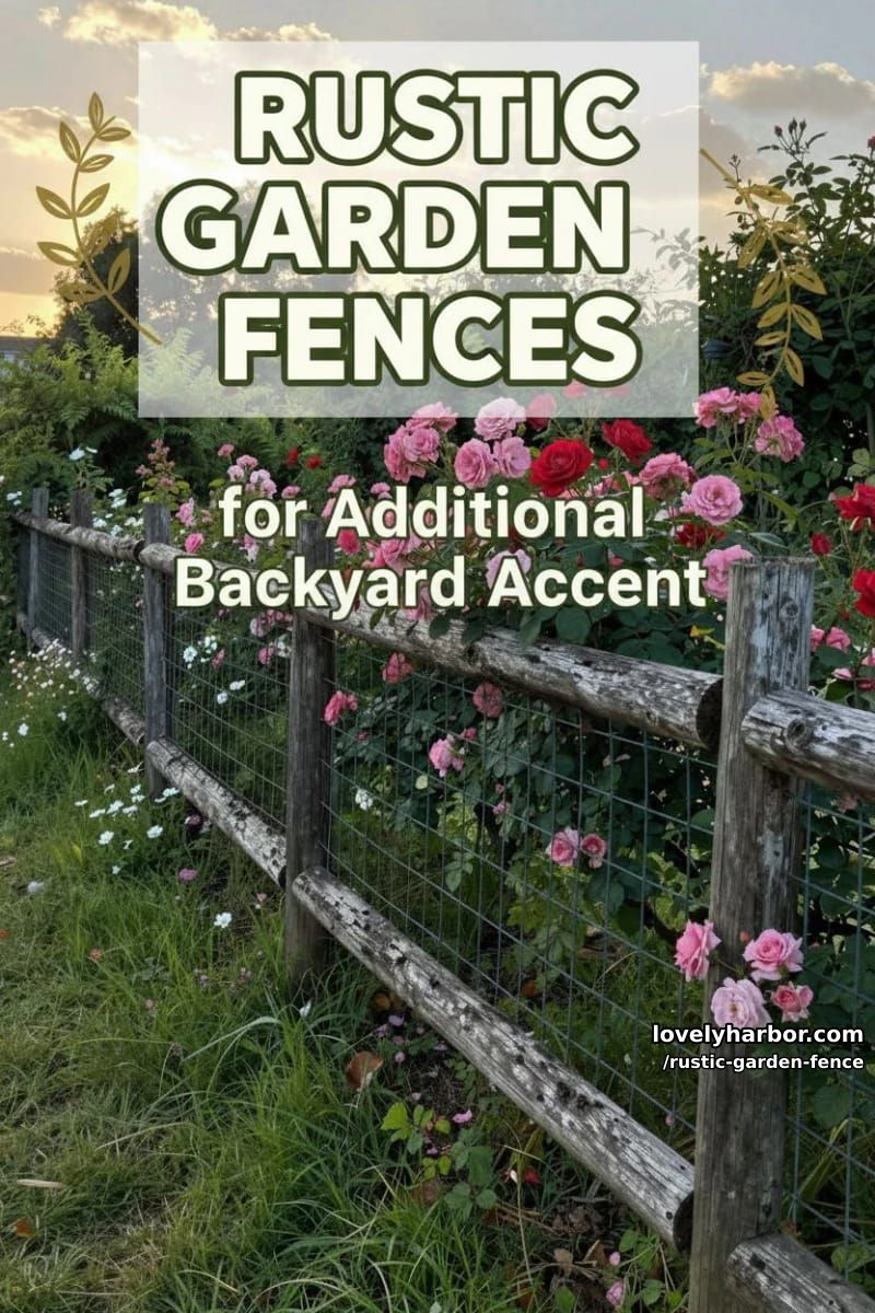 20 Rustic Garden Fence Designs to Liven Up Your Backyard 91 rustic garden fence - Collage 91