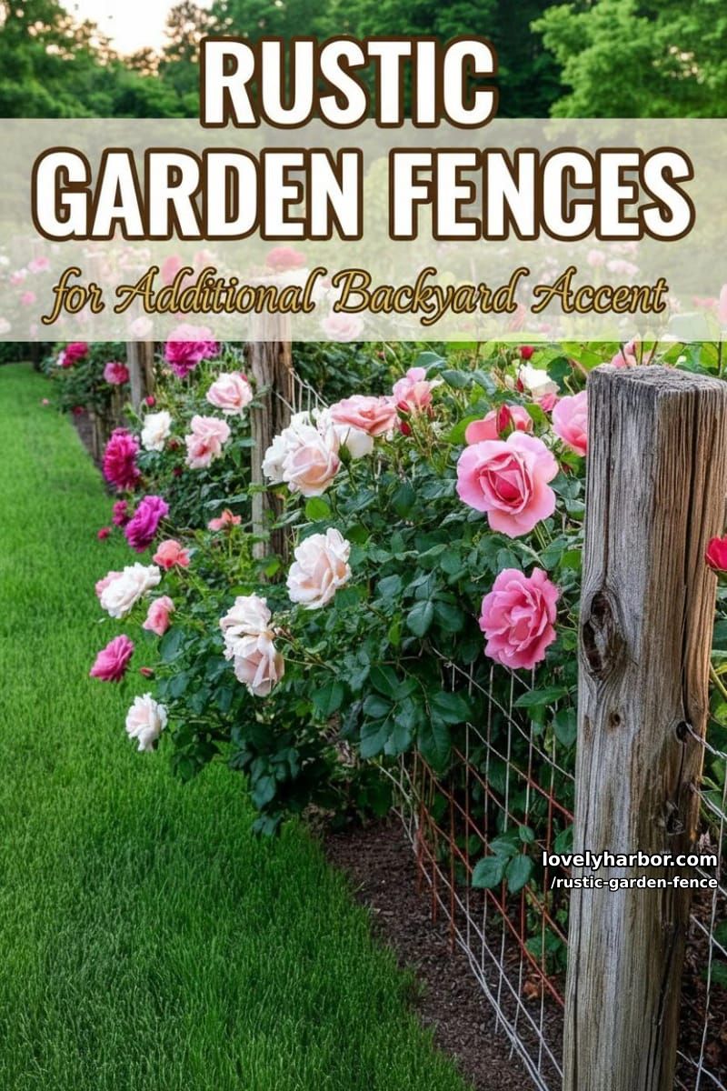 20 Rustic Garden Fence Designs to Liven Up Your Backyard 92 rustic garden fence - Collage 92