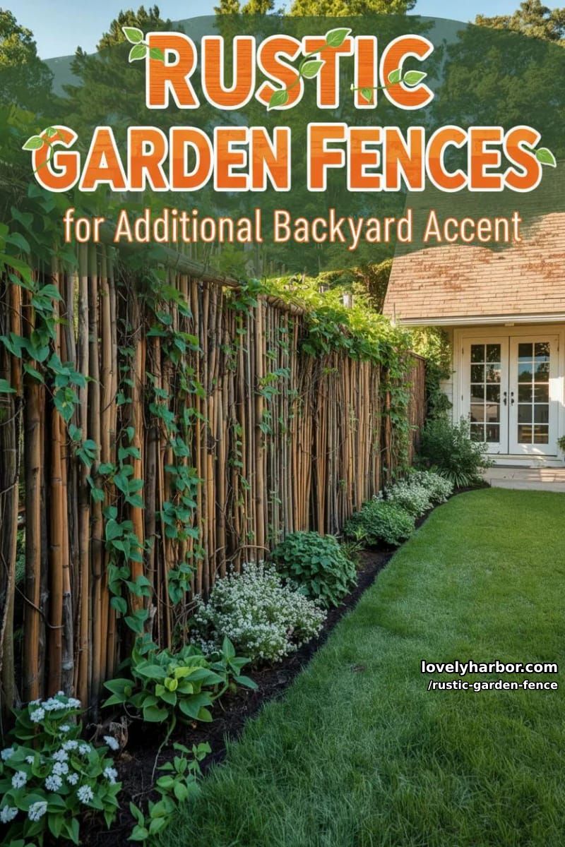 20 Rustic Garden Fence Designs to Liven Up Your Backyard 93 rustic garden fence - Collage 93