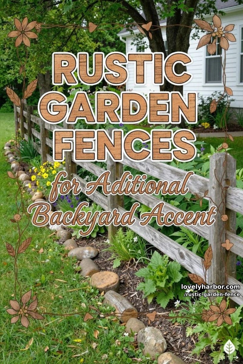 20 Rustic Garden Fence Designs to Liven Up Your Backyard 95 rustic garden fence - Collage 95