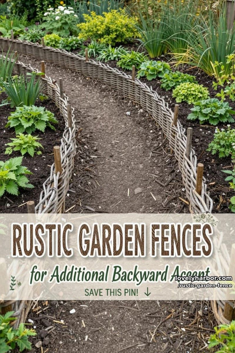 20 Rustic Garden Fence Designs to Liven Up Your Backyard 99 rustic garden fence - Collage 99