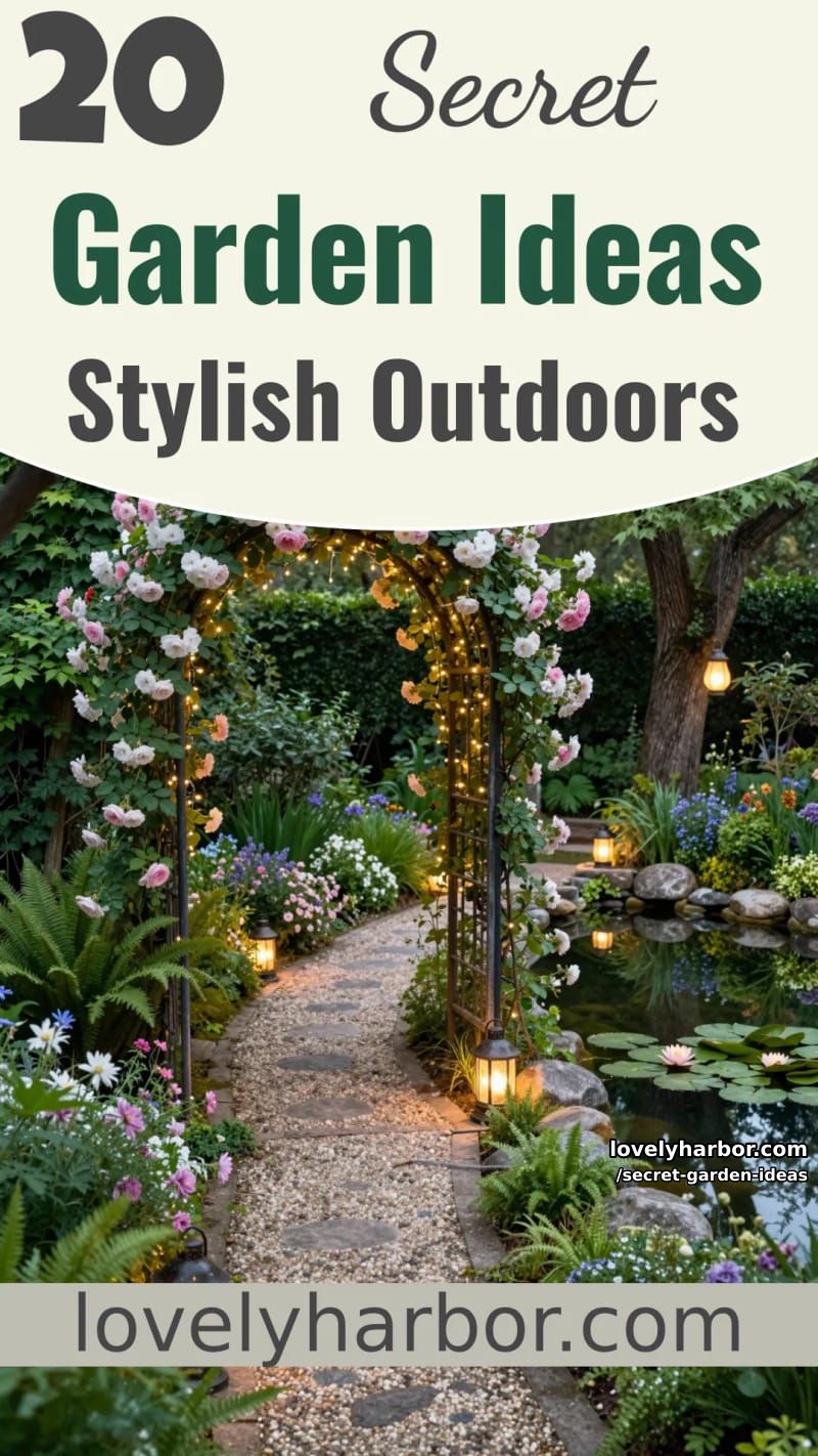 20 Secret Garden Ideas for a Stylish Outdoor Space 55 secret garden ideas - Collage 54