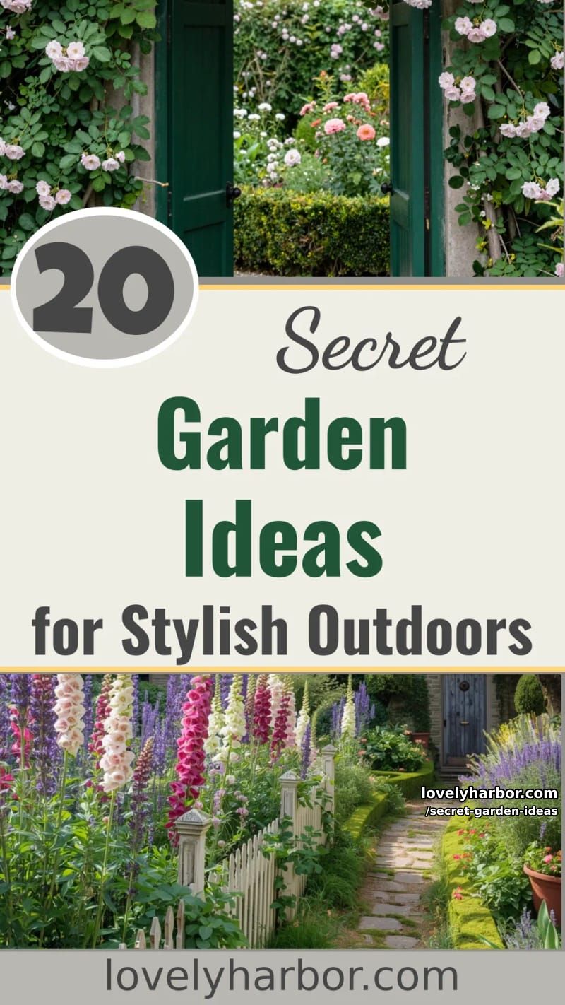 20 Secret Garden Ideas for a Stylish Outdoor Space 57 secret garden ideas - Collage 56