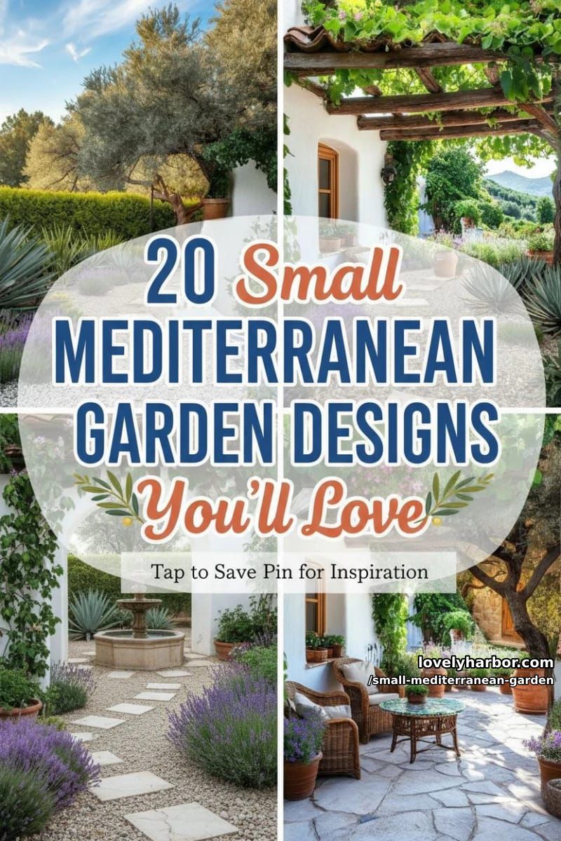20 Small Mediterranean Design Ideas For You 49 small mediterranean garden - Collage 48