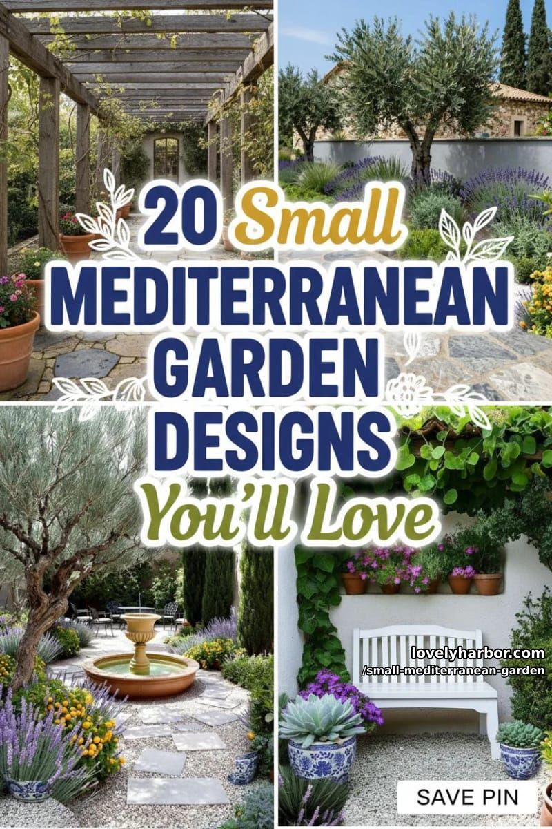 20 Small Mediterranean Design Ideas For You 50 small mediterranean garden - Collage 49