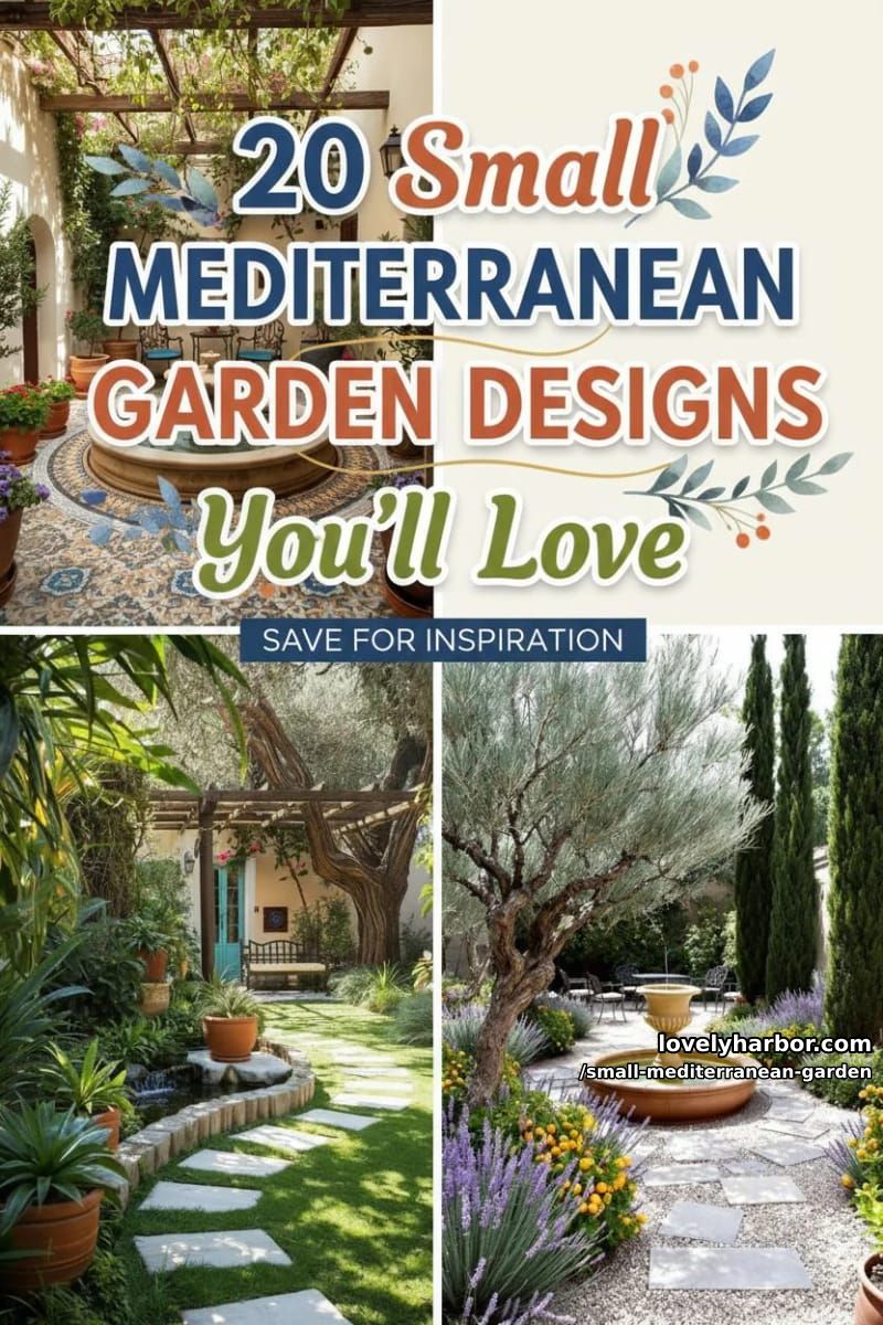20 Small Mediterranean Design Ideas For You 53 small mediterranean garden - Collage 52