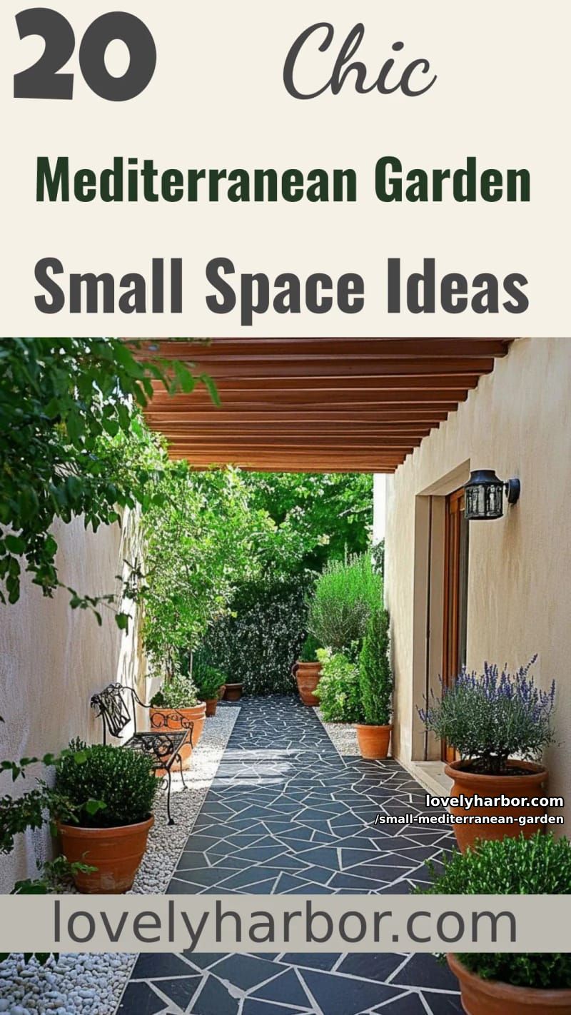 20 Small Mediterranean Design Ideas For You 54 small mediterranean garden - Collage 53