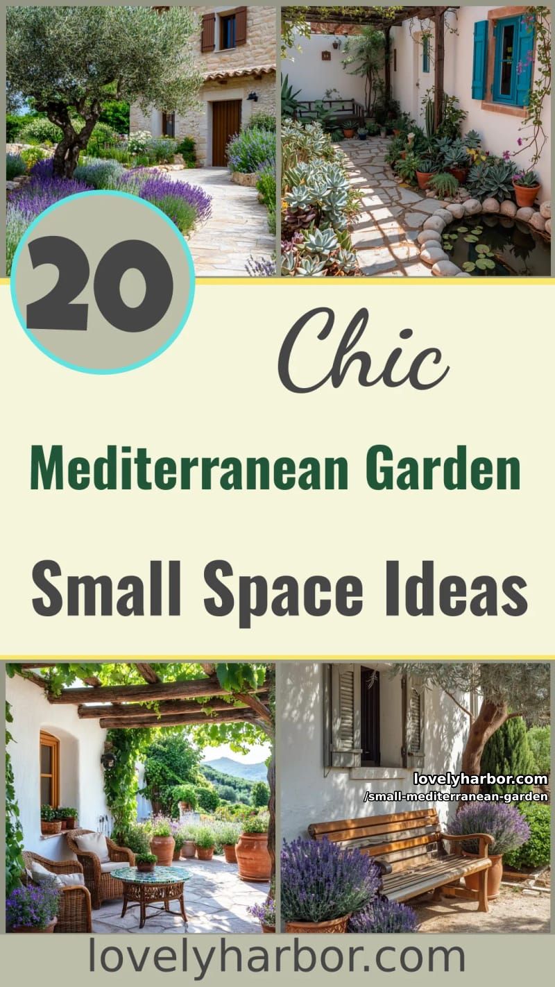 20 Small Mediterranean Design Ideas For You 60 small mediterranean garden - Collage 59