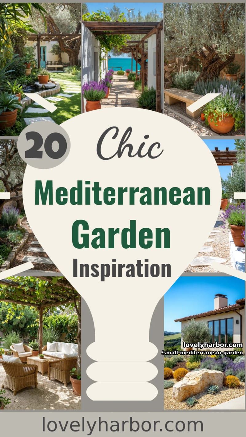 20 Small Mediterranean Design Ideas For You 61 small mediterranean garden - Collage 60
