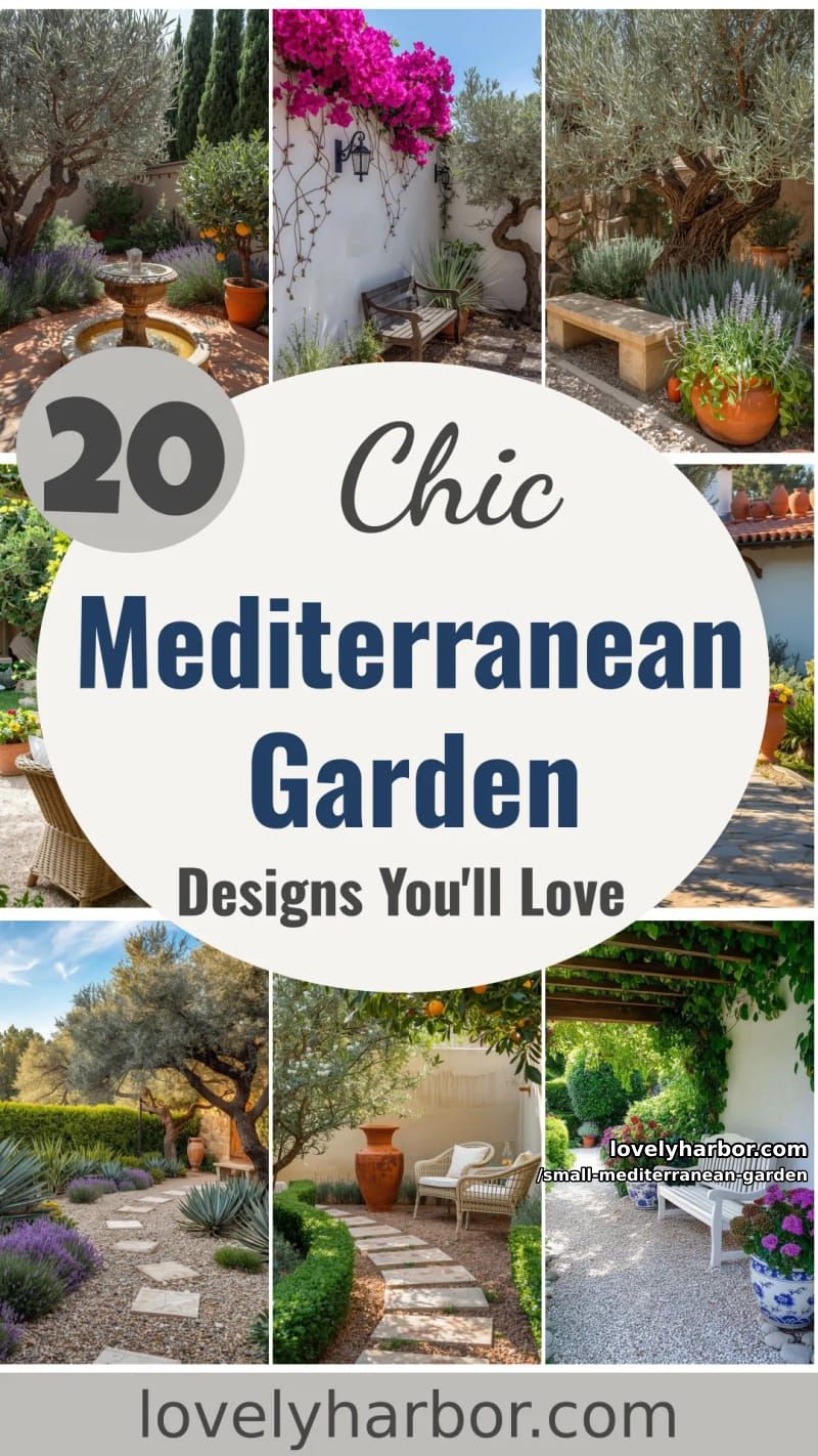 20 Small Mediterranean Design Ideas For You 64 small mediterranean garden - Collage 63