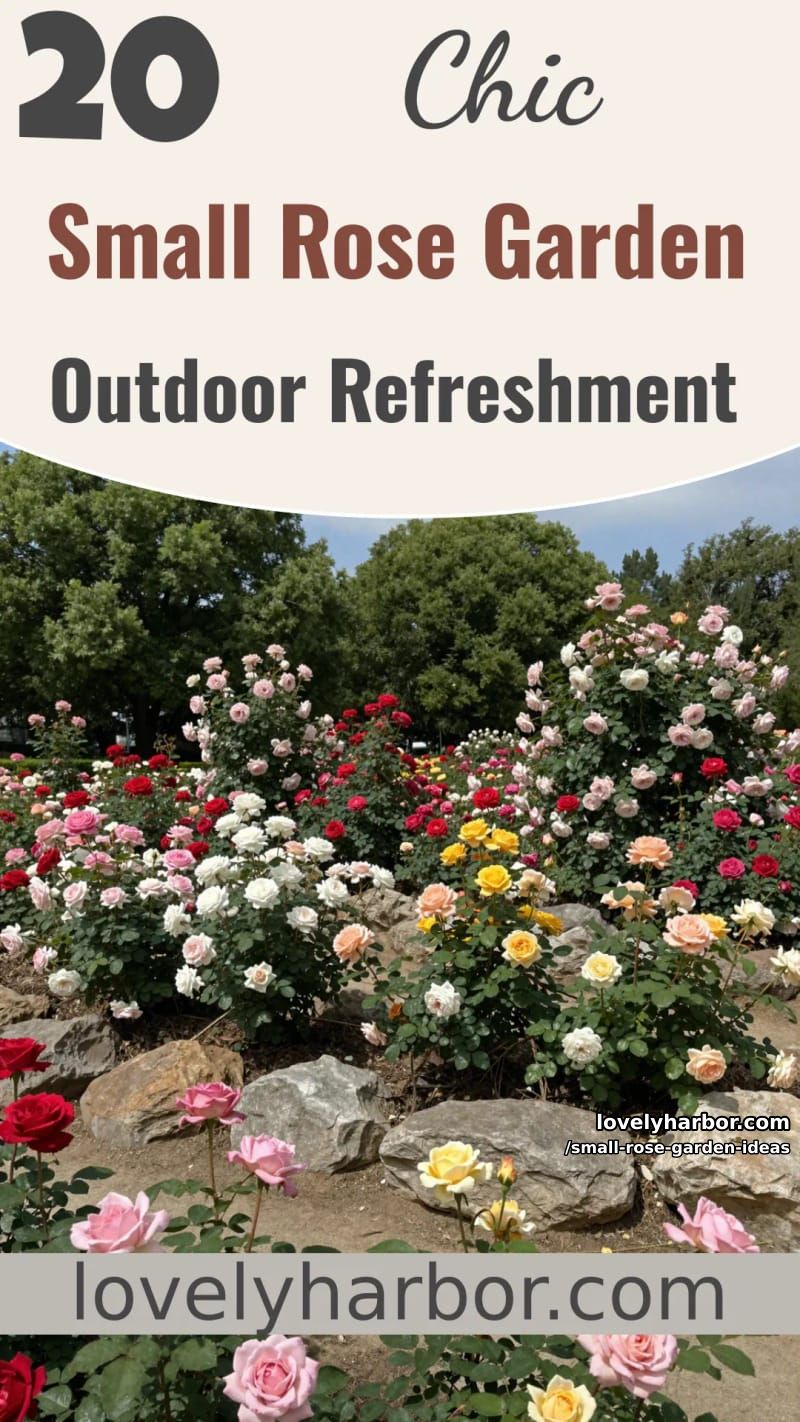 20 Chic Small Rose Garden Ideas for a Refreshing Outdoor Space 60 small rose garden ideas - Collage 59