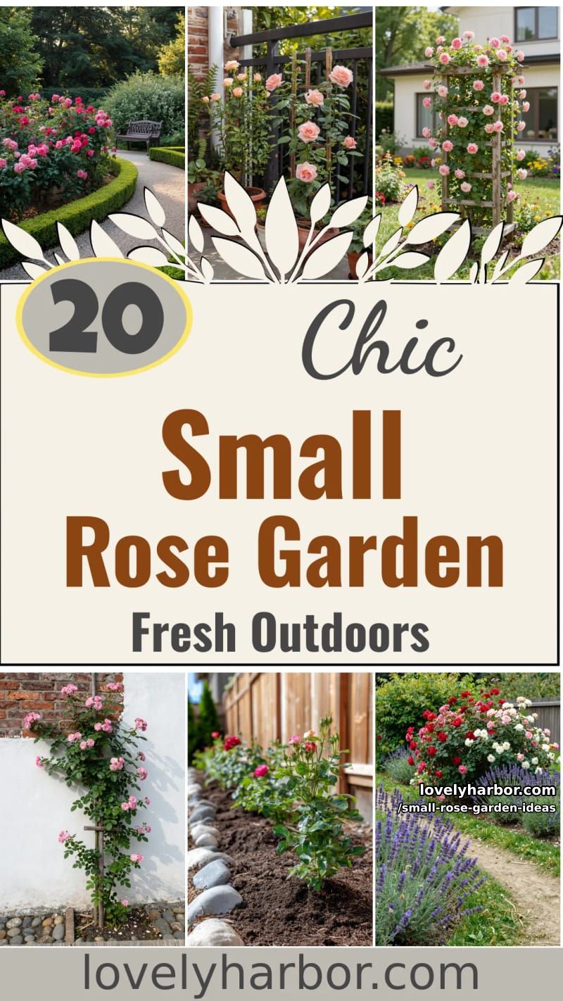 20 Chic Small Rose Garden Ideas for a Refreshing Outdoor Space 62 small rose garden ideas - Collage 61