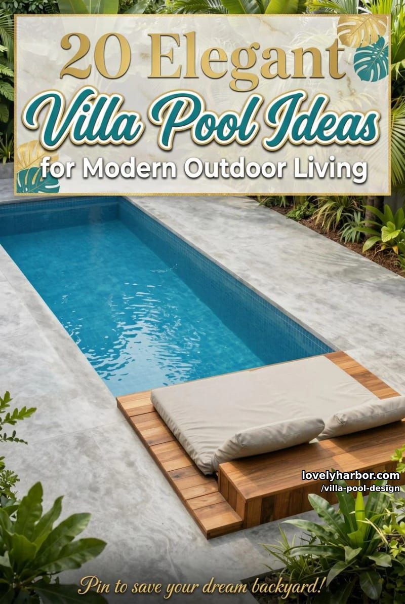 20 Elegant Villa Pool Ideas for Modern Outdoor Living 42 villa pool design - Collage 41