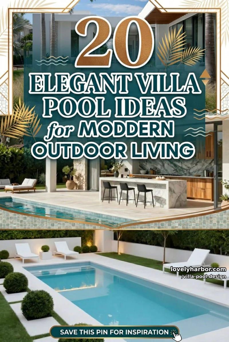 20 Elegant Villa Pool Ideas for Modern Outdoor Living 44 villa pool design - Collage 43