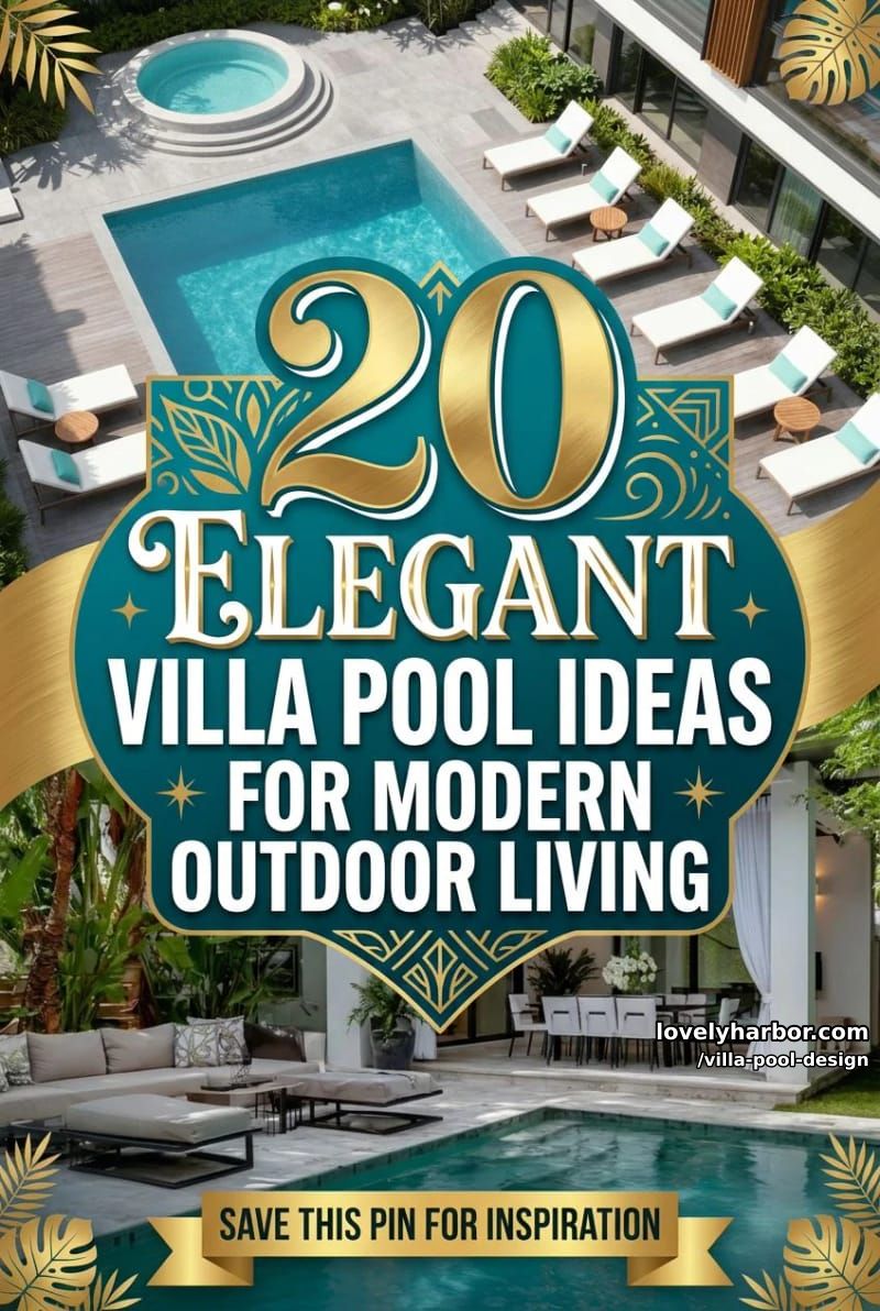 20 Elegant Villa Pool Ideas for Modern Outdoor Living 45 villa pool design - Collage 44