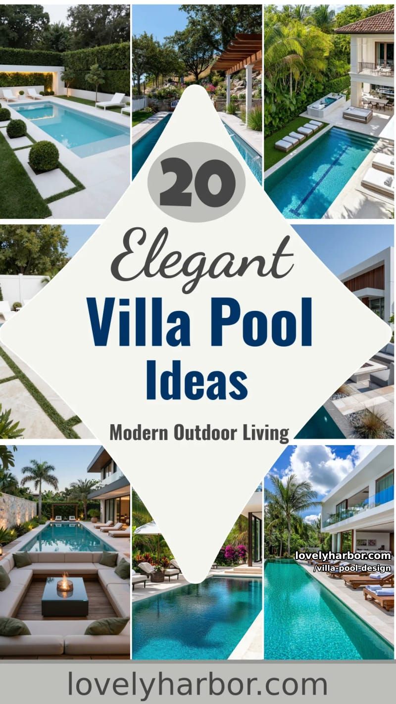 20 Elegant Villa Pool Ideas for Modern Outdoor Living 49 villa pool design - Collage 48