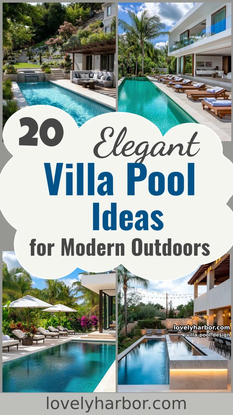 20 Elegant Villa Pool Ideas for Modern Outdoor Living 51 villa pool design - Collage 50