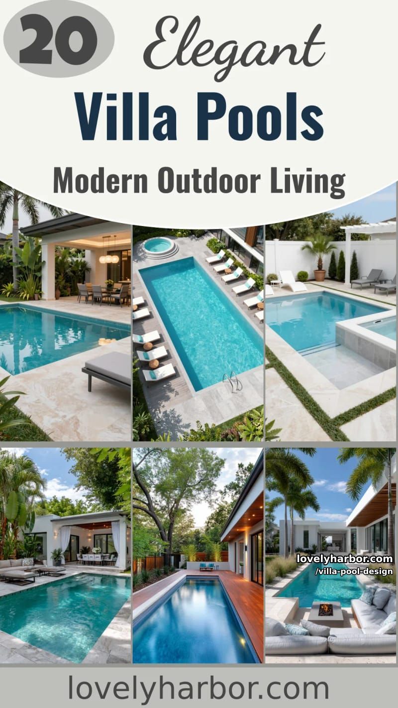 20 Elegant Villa Pool Ideas for Modern Outdoor Living 52 villa pool design - Collage 51