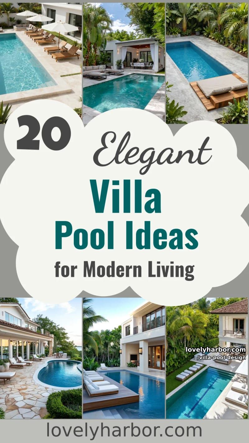 20 Elegant Villa Pool Ideas for Modern Outdoor Living 53 villa pool design - Collage 52