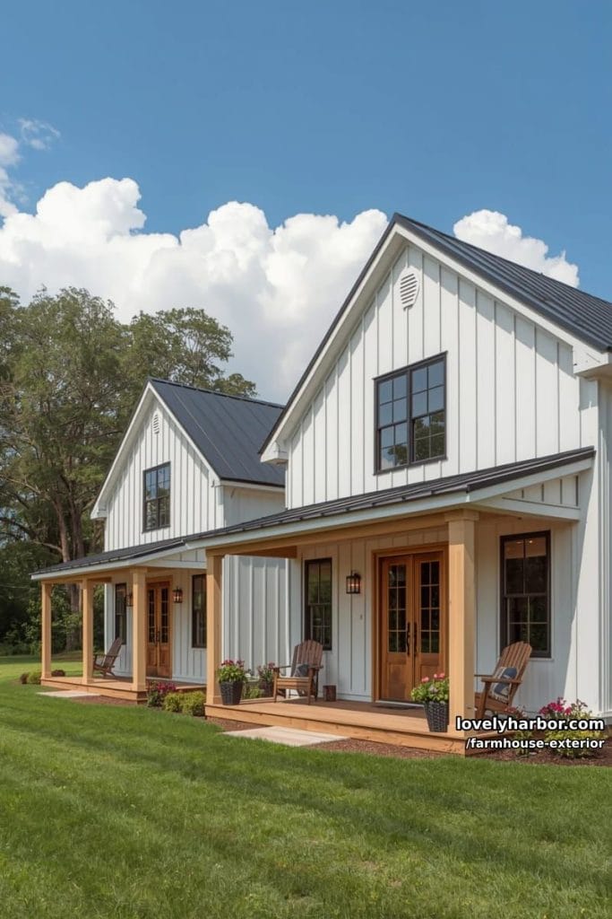 44 New Farmhouse Exterior Designs To Copy - Lovely Harbor