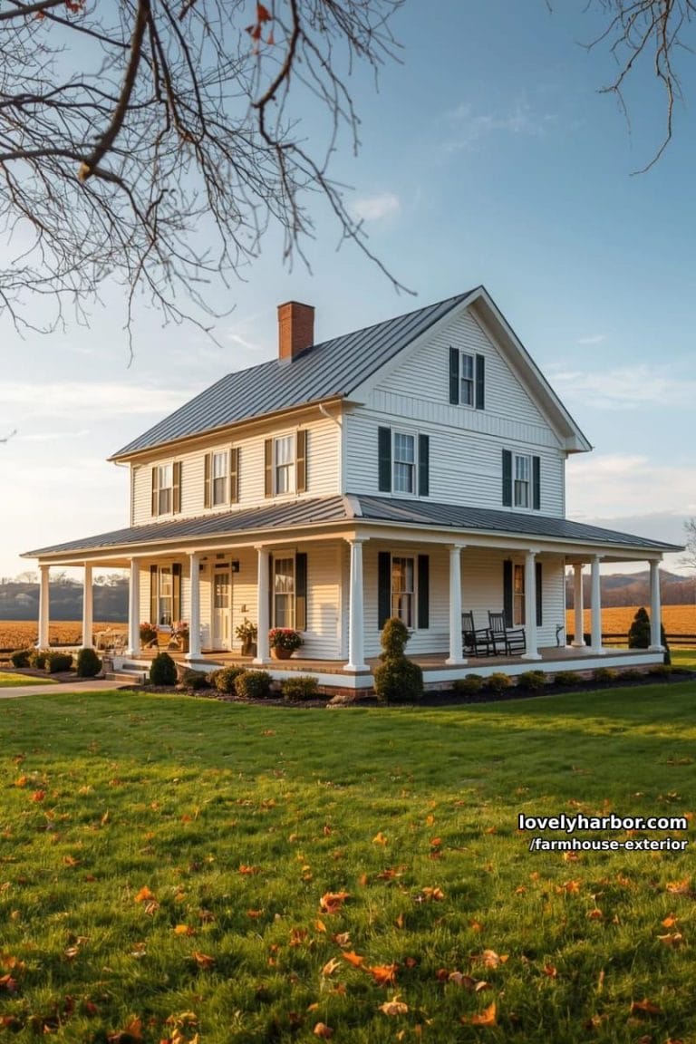 44 New Farmhouse Exterior Designs To Copy - Lovely Harbor