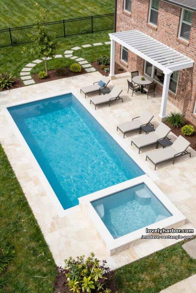 20 Elegant Rectangle Pool Designs To Inspire Your Outdoor Space ...