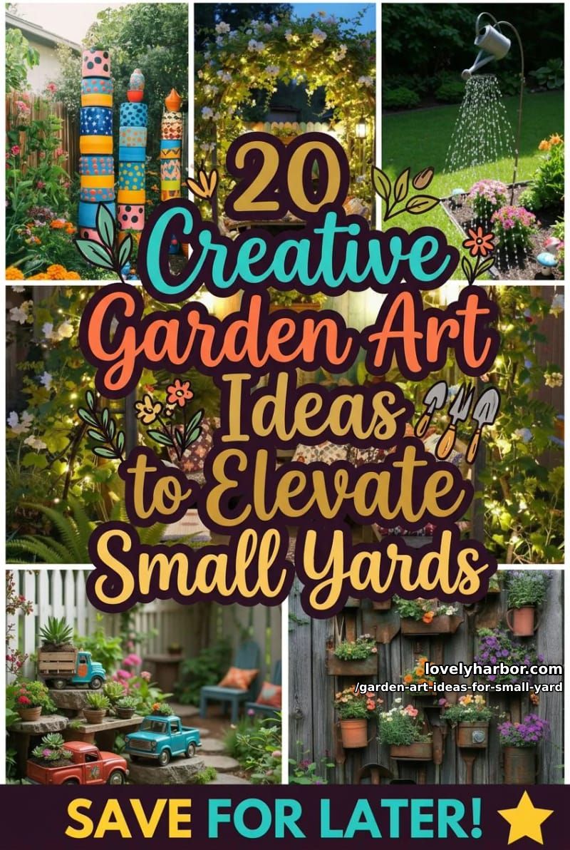 20 Creative Garden Art Ideas to Elevate Small Yards 2 article image 1