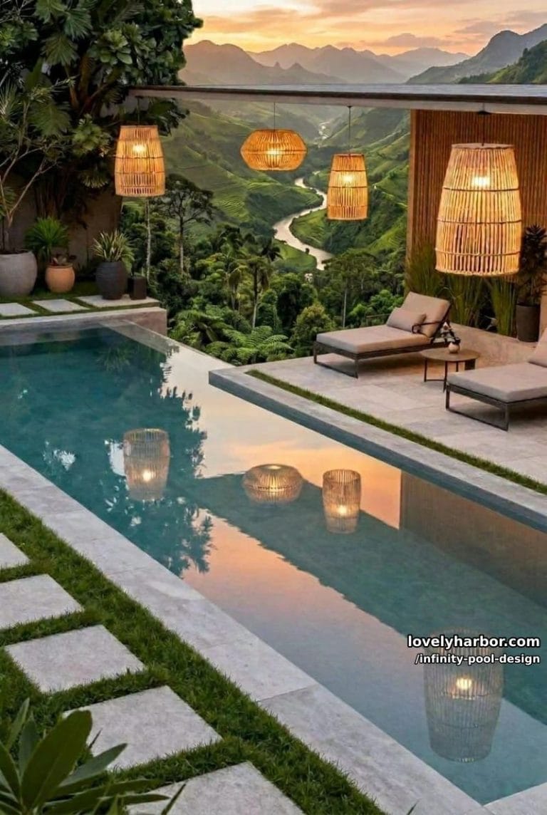 19 Charming Infinity Pool Designs You'll Love - Lovely Harbor