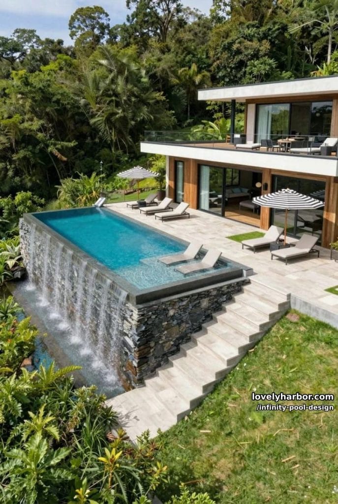 19 Charming Infinity Pool Designs You'll Love - Lovely Harbor