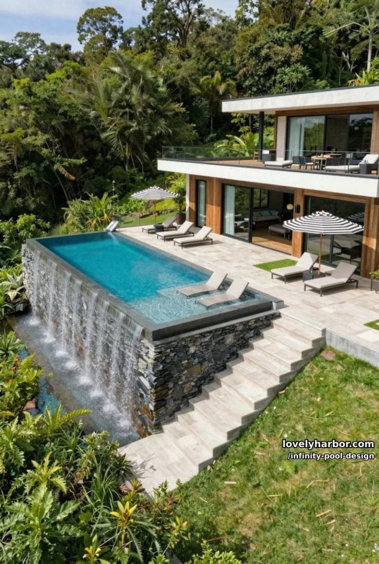 19 Charming Infinity Pool Designs You'll Love - Lovely Harbor
