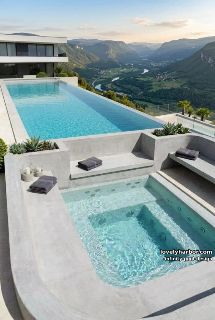 19 Charming Infinity Pool Designs You'll Love - Lovely Harbor