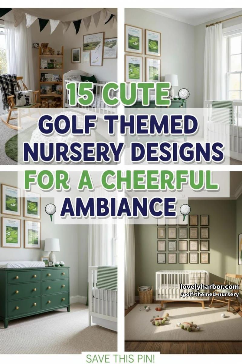 15 Cute Golf Themed Nursery Designs for a Cheerful Ambiance 30 golf themed nursery - Collage 29