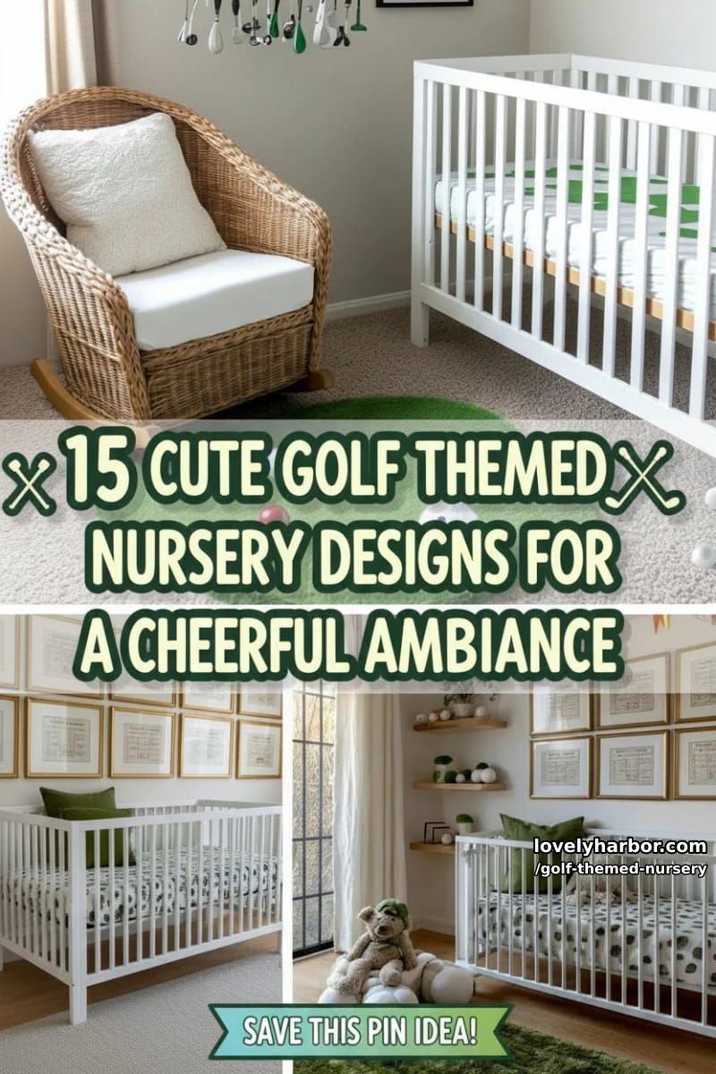 15 Cute Golf Themed Nursery Designs for a Cheerful Ambiance 32 golf themed nursery - Collage 31