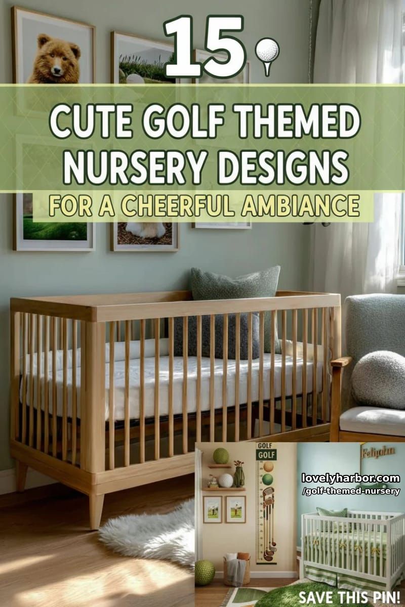 15 Cute Golf Themed Nursery Designs for a Cheerful Ambiance 37 golf themed nursery - Collage 36