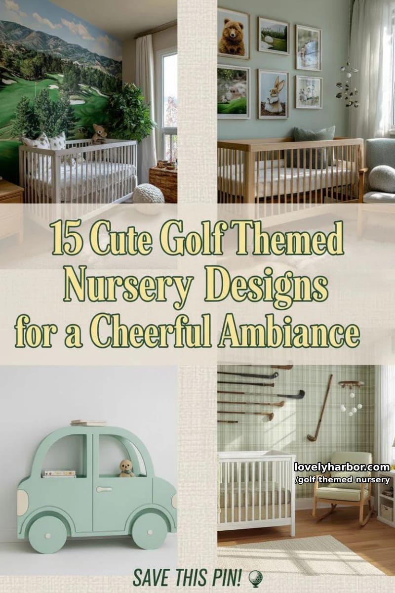 15 Cute Golf Themed Nursery Designs for a Cheerful Ambiance 39 golf themed nursery - Collage 38