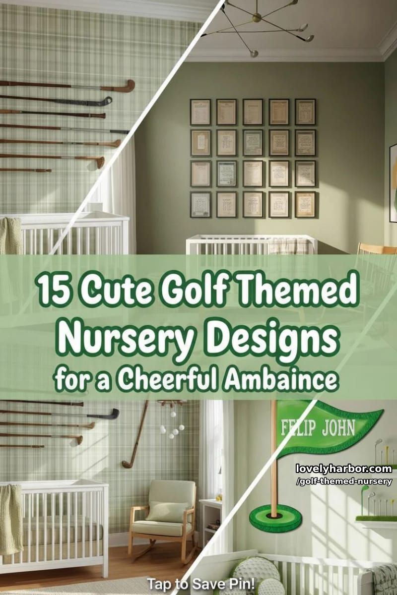15 Cute Golf Themed Nursery Designs for a Cheerful Ambiance 40 golf themed nursery - Collage 39