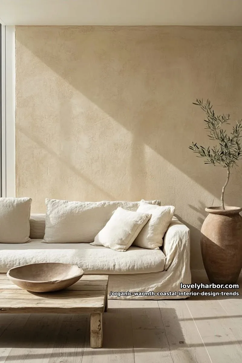 limewash walls in warm putty, not chalky bright white 1