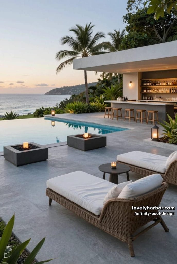 19 Charming Infinity Pool Designs You'll Love - Lovely Harbor