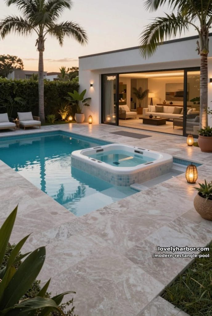 20 Elegant Rectangle Pool Designs To Inspire Your Outdoor Space ...