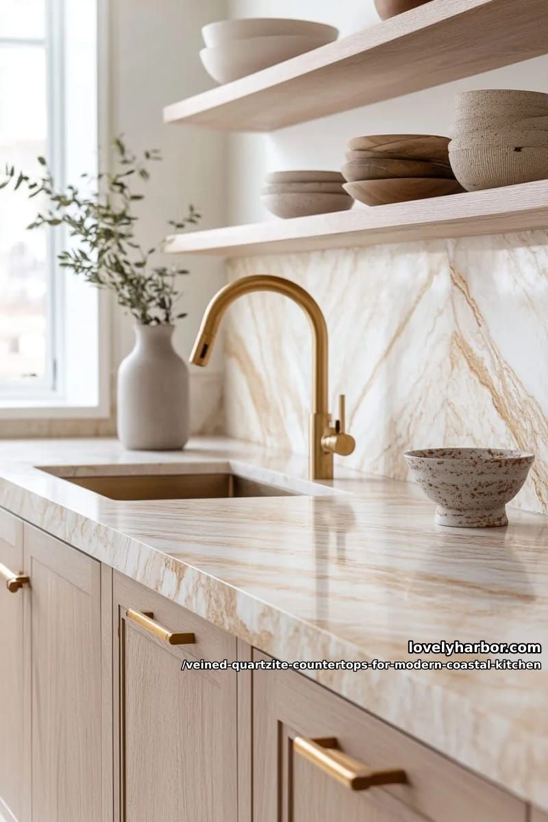 mont blanc paired with rift-sawn white oak (the actual modern coastal palette) 1